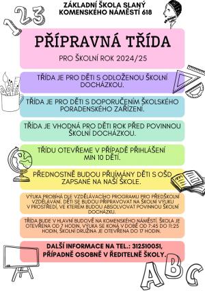 Přípravná třída 2024/25